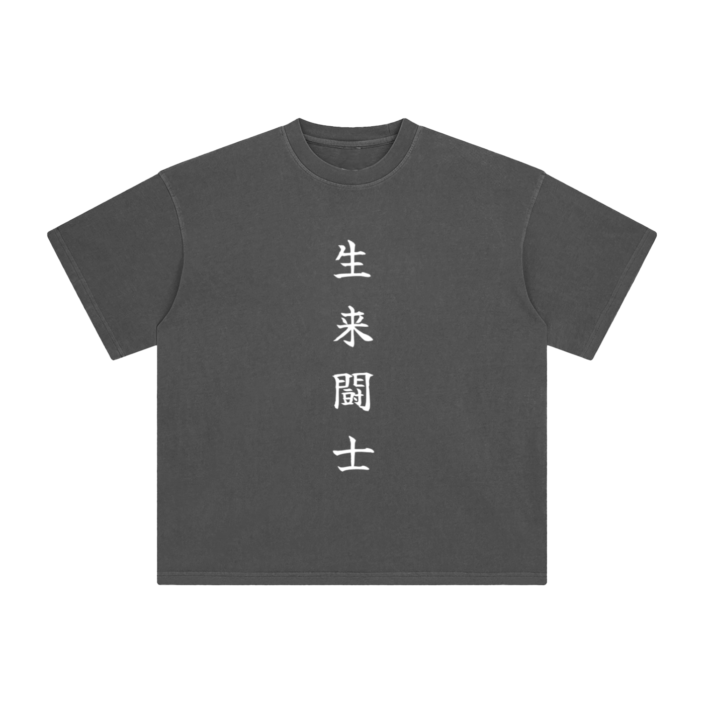 Fighter By Nature | Enzyme Wash | Black/Gray
