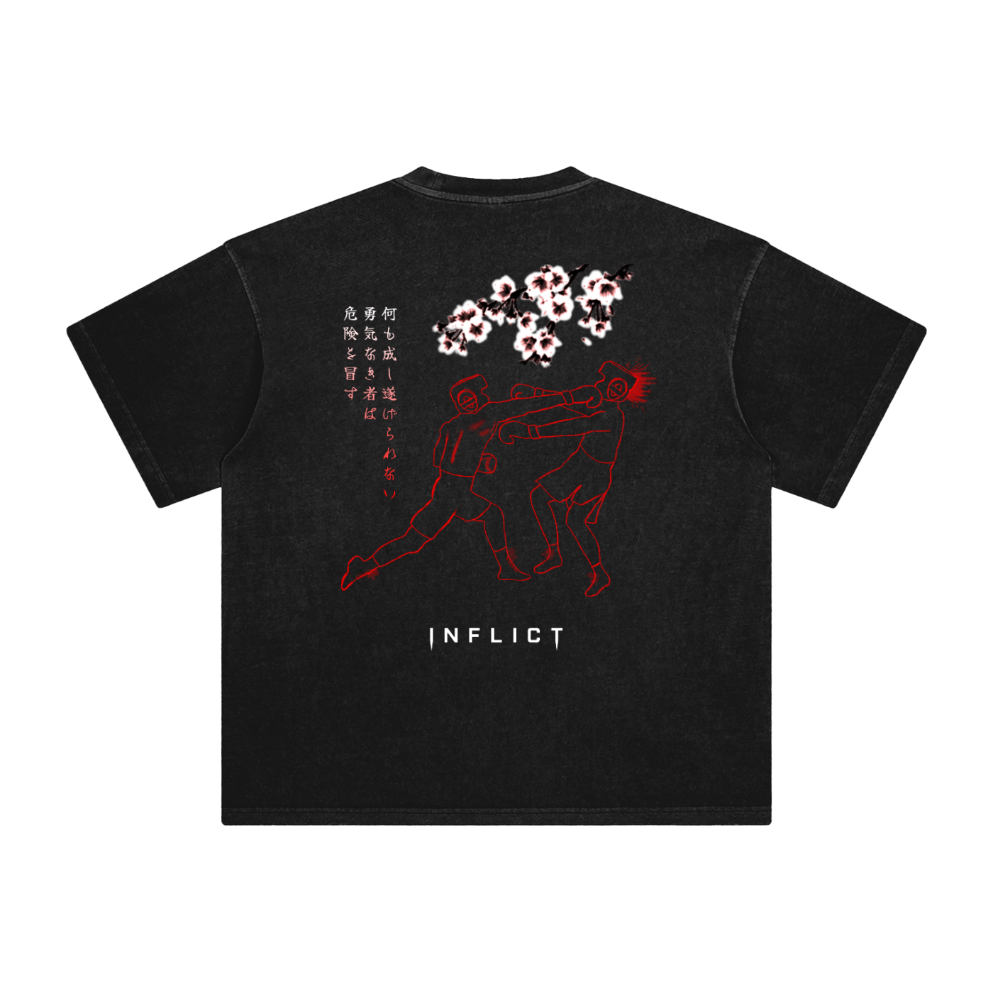 Cherry Blossom | Enzyme Wash | Black/Gray