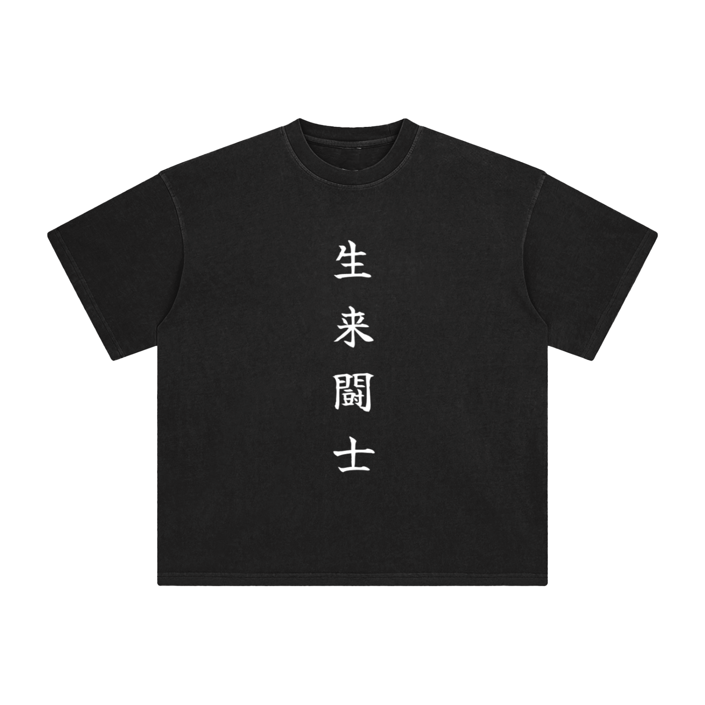 Fighter By Nature | Enzyme Wash | Black/Gray