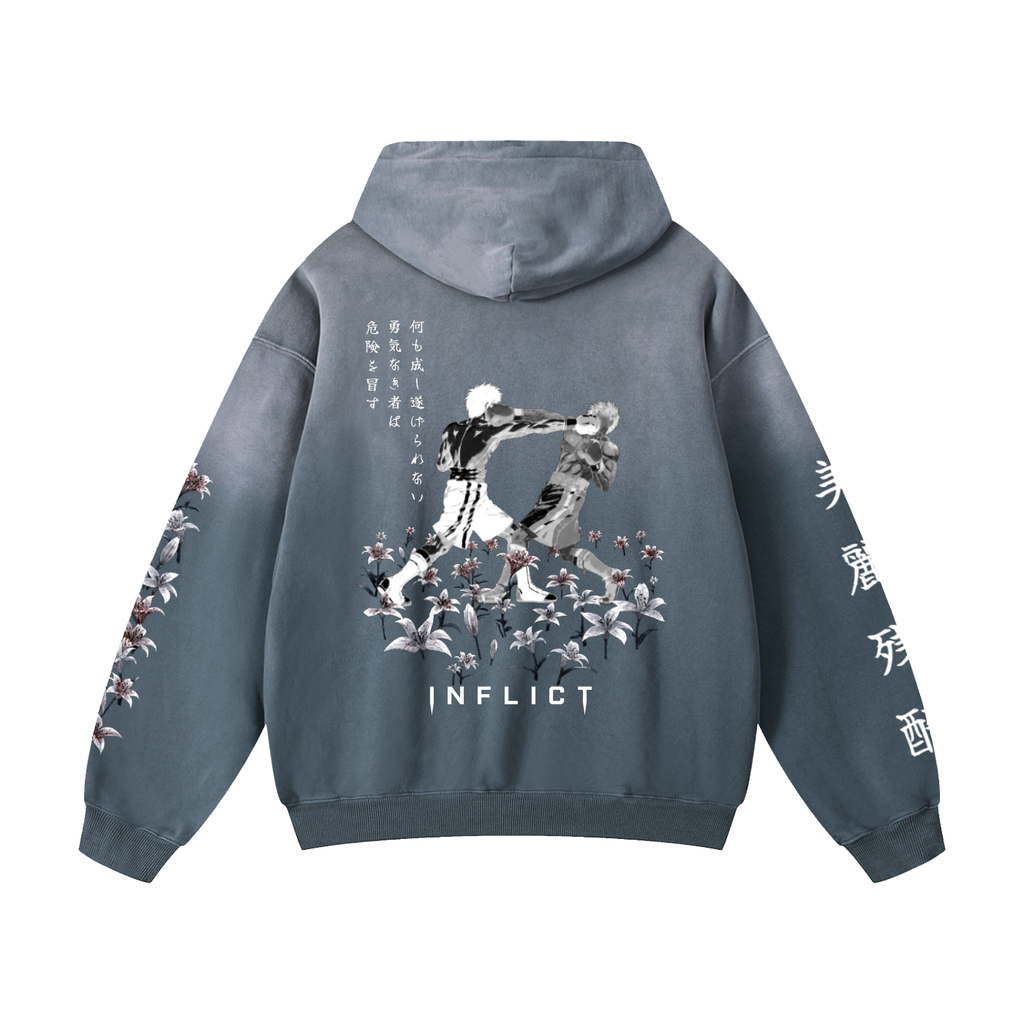 Field of Flowers Hoodie | Sunfade | Blue