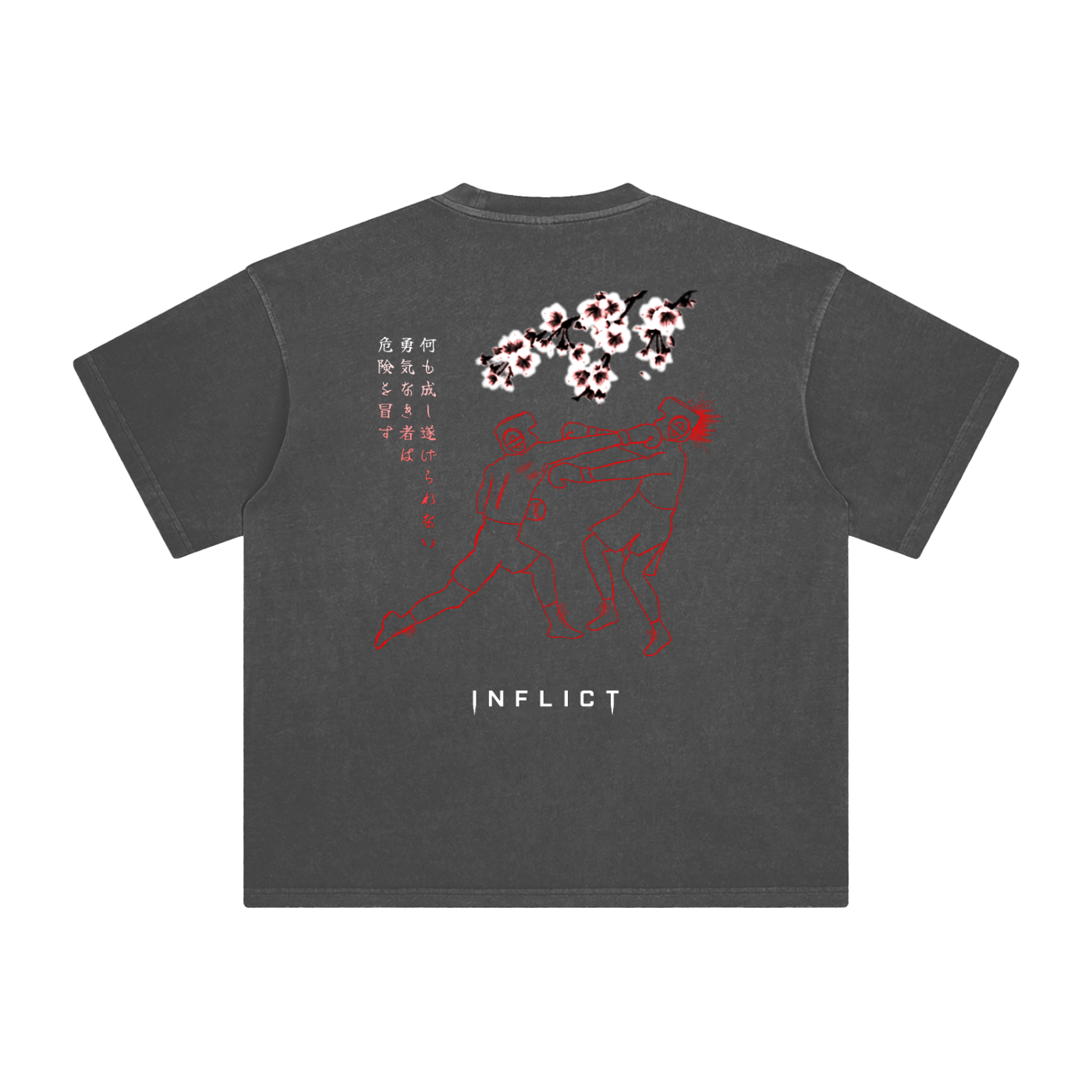 Cherry Blossom | Enzyme Wash | Black/Gray