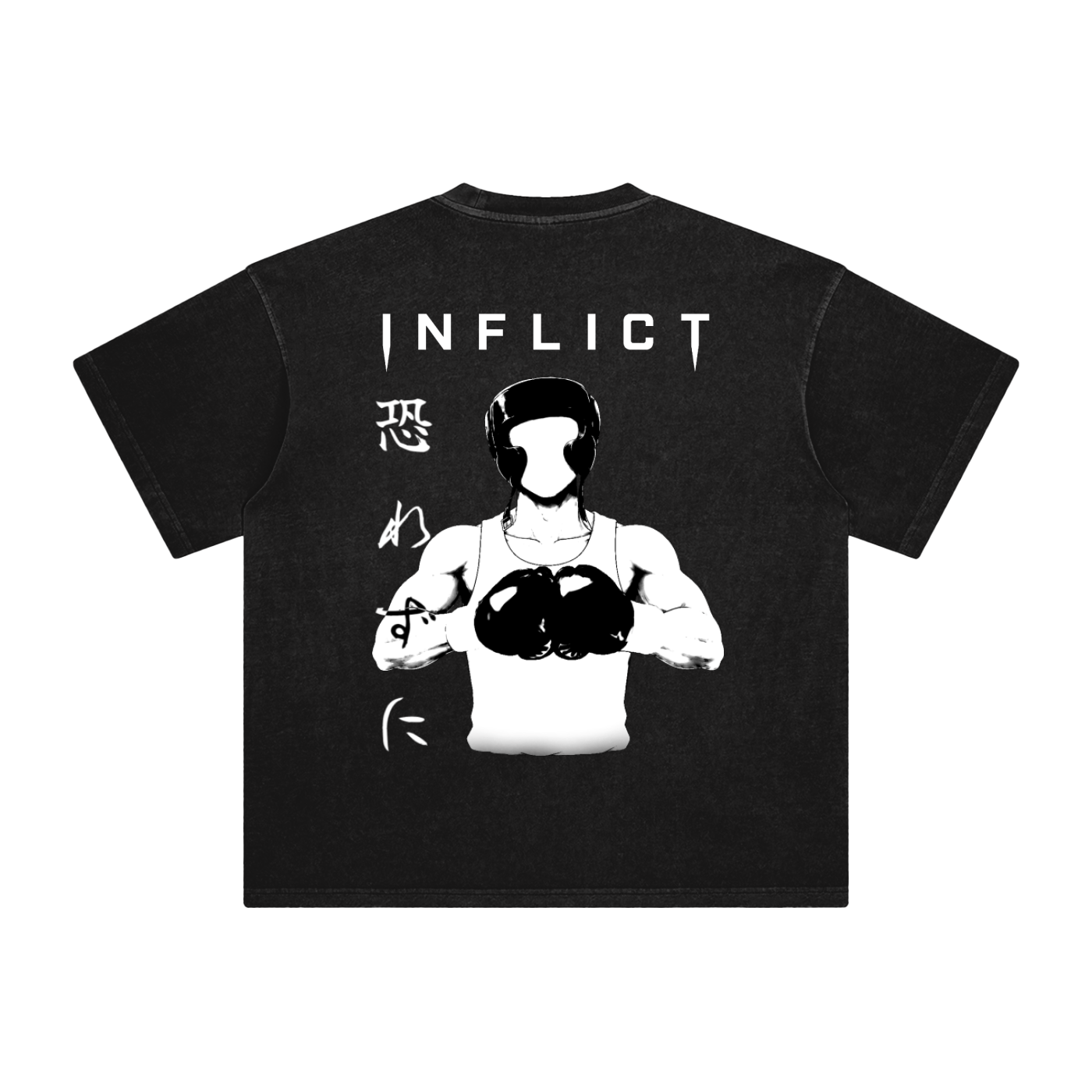 Fighter By Nature | Enzyme Wash | Black/Gray